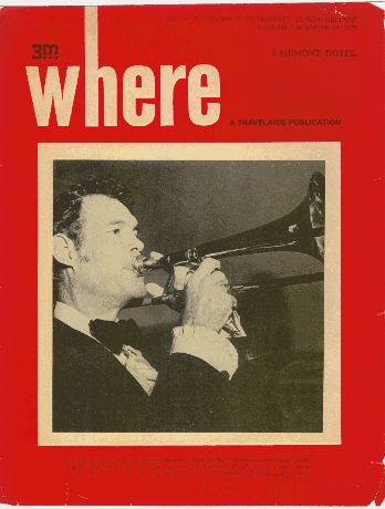 Roy Wiegand on the title of WHERE Magazine New Orleans Issue December 15, 1975